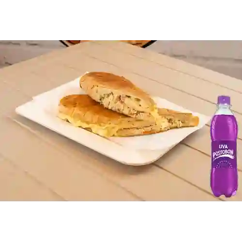 Combo Aplastado Super + Postobon Uva 400 ml