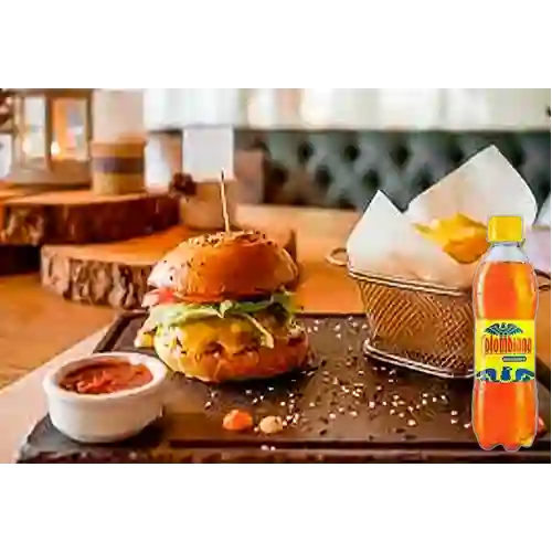 Combo Hamburguesa Khalifa + Colombiana 400 ml