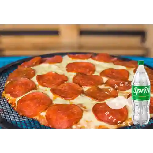 Combo Pizza Peperoni + Sprite Original 1.5Lt