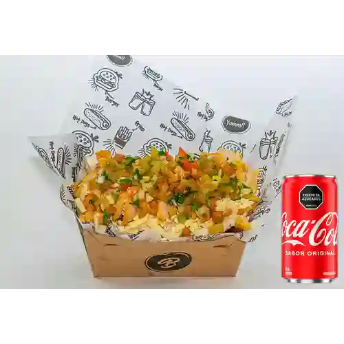 Combo Batatas Mexicanas + Coca Cola Original 235 ml