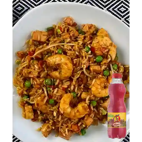 Combo Arroz Chino Personal + Hit Mora 400 ml