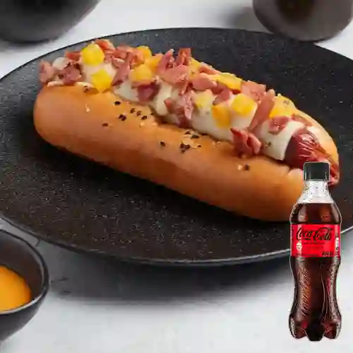 Combo El Gaucho Hawaiano + Coca Cola Sin Azúcar 400 ml