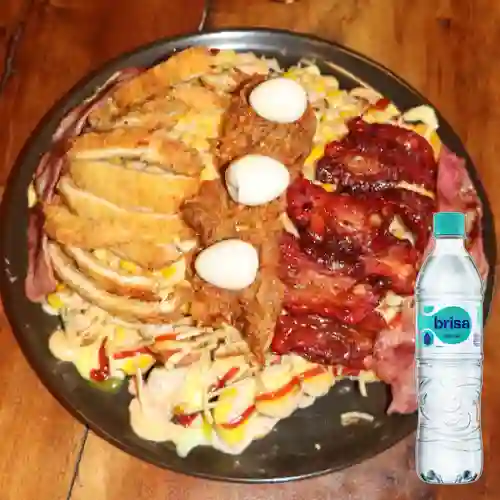 Combo Salchipapa Especial Mediana +Brisa S/gas 600ML