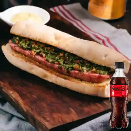 Combo Choripan + Coca Cola Sin Azúcar 400 ml