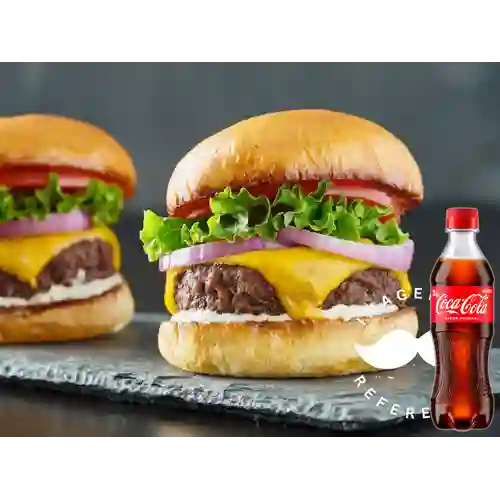 Combo Hamburguesa Clásica + Coca Cola Original 400 ml