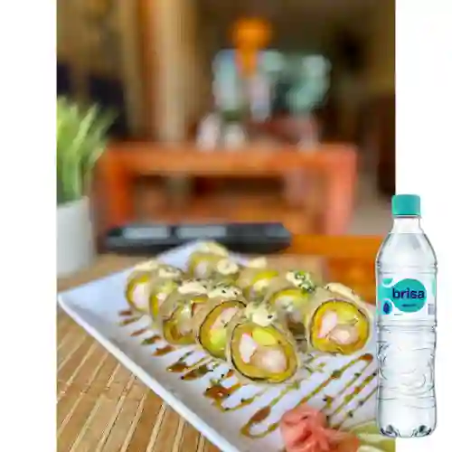 Sushi Tropical 10 Bocados +Agua Brisa S/gas 600ml