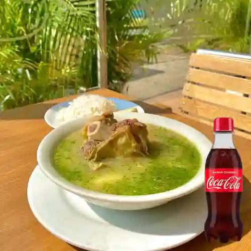 Combo Caldo de Costilla + Coca Cola 250 ml