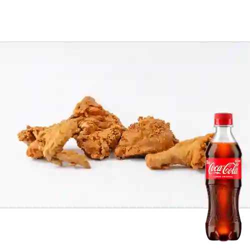 Combo 1/2 Pollo Broaster + Coca Cola Original 400 ml