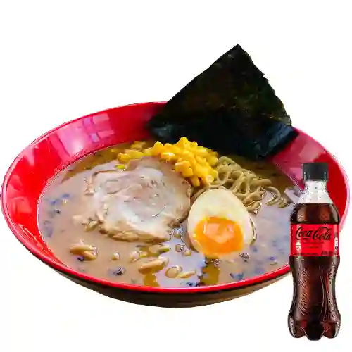 Combo Miso Ramen - Artesanal +Cocacola S/az 400ml
