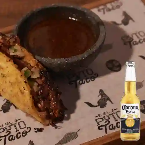 Combo Quesabirria + Corona 350 ml