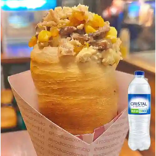 Combo Pollo Bechamel + Cristal Sin Gas 600 ml