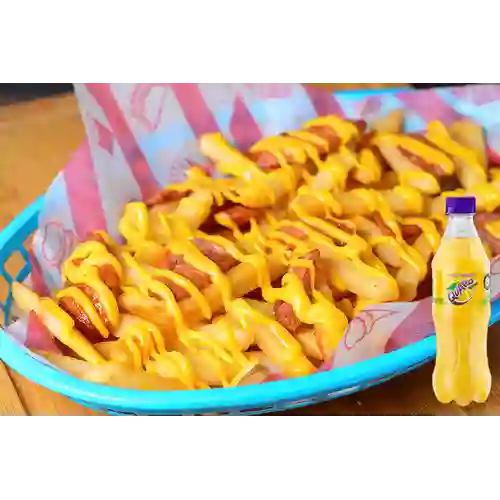 Combo Salchipapa Ranchera + Quatro Original 400ML