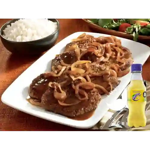 Combo Carne en Bistec + Quatro 250ml