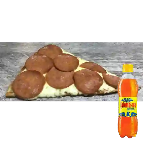 Combo Pizza Peperoni + Colombiana 350 ml
