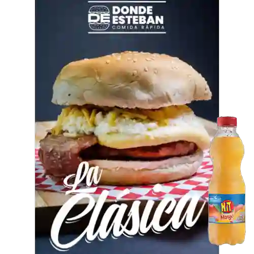 Combo Hamburguesa Especial + Hit Mango 500 ml