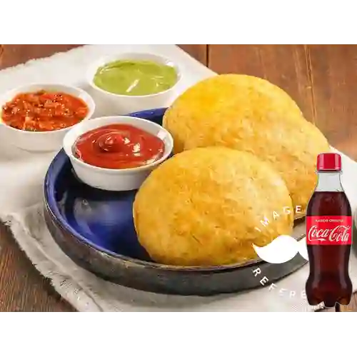 Combo Arepa de Huevo + Coca-Cola Sabor Original 250 ml