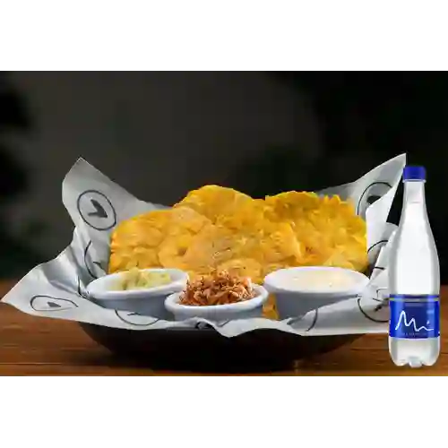 Combo Patacones + Manantial Sin Gas 600ML