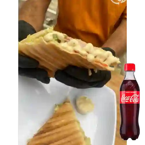 Combo Colita Cubana de Jamón +Cocacola Orig 400ml