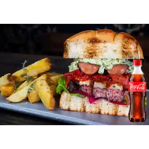 Combo Hamburguesa Charlotte + Coca-cola Normal 400 ml