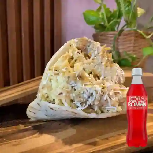 Combo Arepa de Pollo + Kola Roman 400Ml