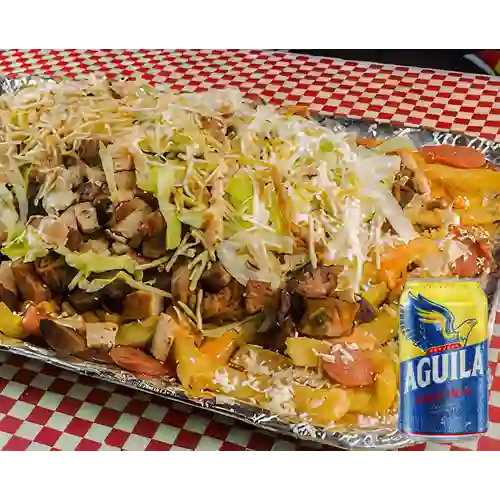 Combo Salchipapa Costeña Mini Mixta + Aguila Orig Lata 330ml