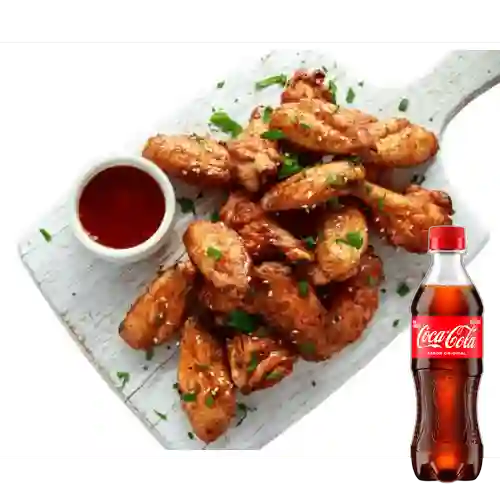 Combo Chilling Wings X6 + Coca Cola Original 400 ml