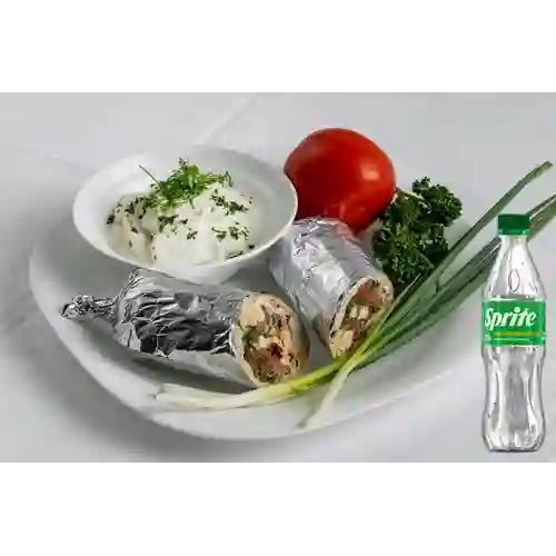 Combo Shawarma Mixta + Sprite Original 400ml
