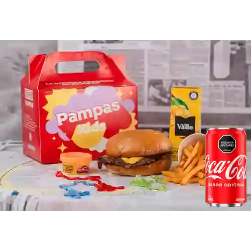 Combo Pampas Kids + Coca Cola Original 235 ml