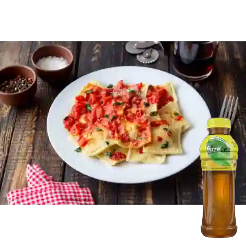 Combo Ravioli de Carne + Fuze Tea Limón 400 ml