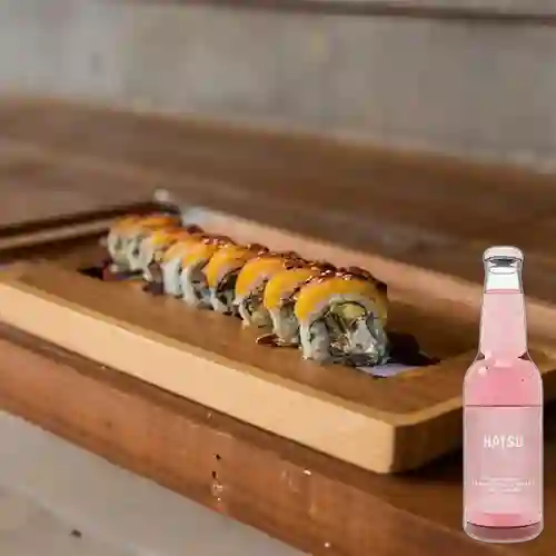 Combo Skin Roll + Soda Hatsu Frambuesa y Rosas 300 ml