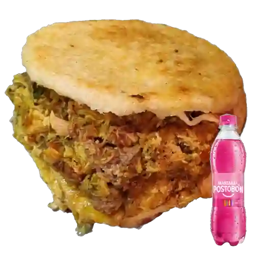 Combo Arepa Super Especial + Postobón Manzana 250Ml