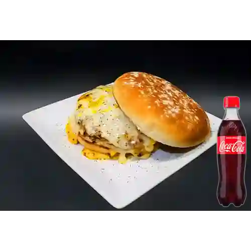 Combo Hamburguesa Gratinada +Cocacola Orig 400ml