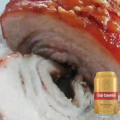 Combo Rodaja Rollo + Club col. Dorada Lta 330ml