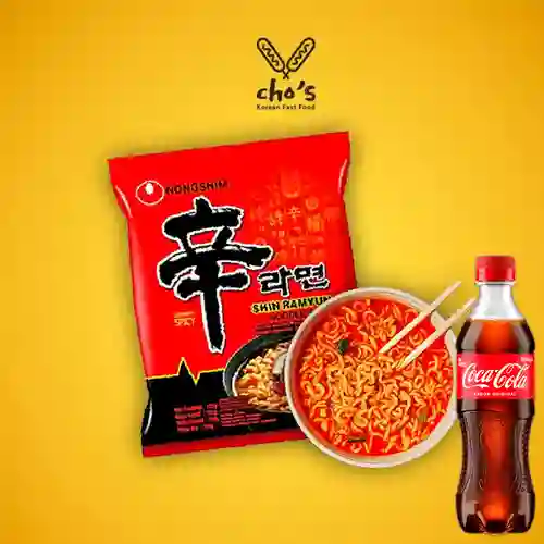 Combo Shin Ramen + Coca Cola Original 400 ml