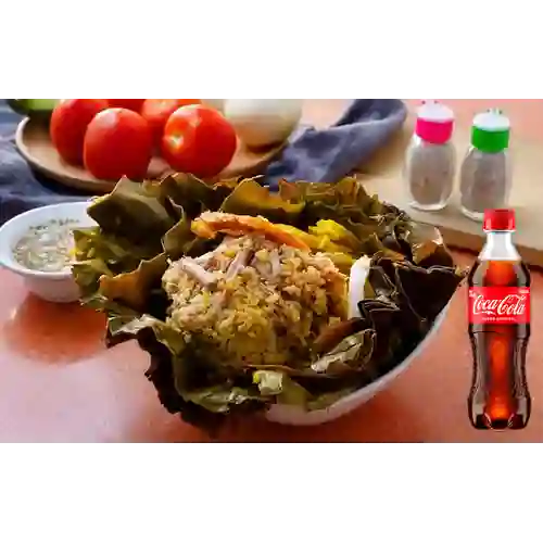 Combo Tamal Volteado + Coca Cola Original 400 ml