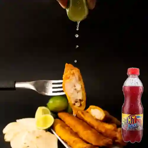 Combo Torta de Pescado + Hit Mora 500 ml