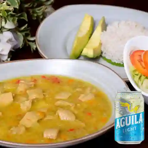 Combo Mondongo Monteriano + Aguila Light Lta 330ml