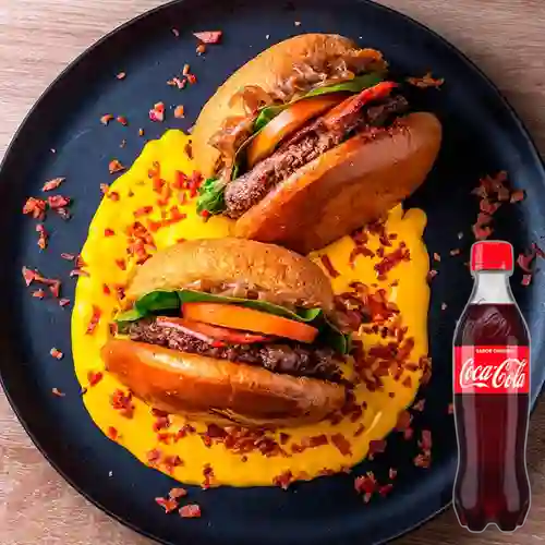 Combo Lonburger + Coca-Cola Sabor Original 400 ml