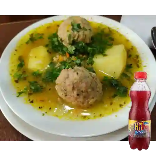 Combo Caldo de Albondiga + Hit Mora 500 ml
