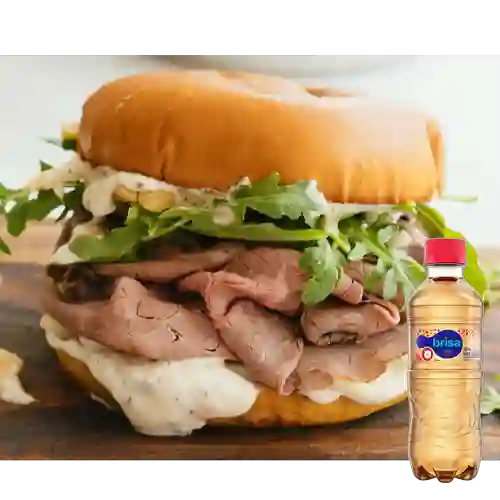 Sandwich Mediano Roastbeef +Brisa Sabor Manzana 280ml