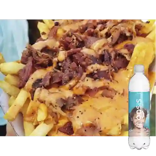 Combo Super Duper Fries + Agua Oasis 600 ml 