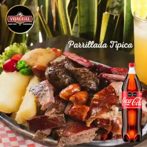 Parrillada Típica Completa 3 Personas +CocaCola Org 1.5l