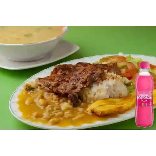 Combo Almuerzo Martes + Postobón Manzana 250 ml