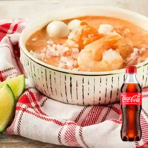 Combo Ceviche Tradicional + Coca Cola Original 400 ml