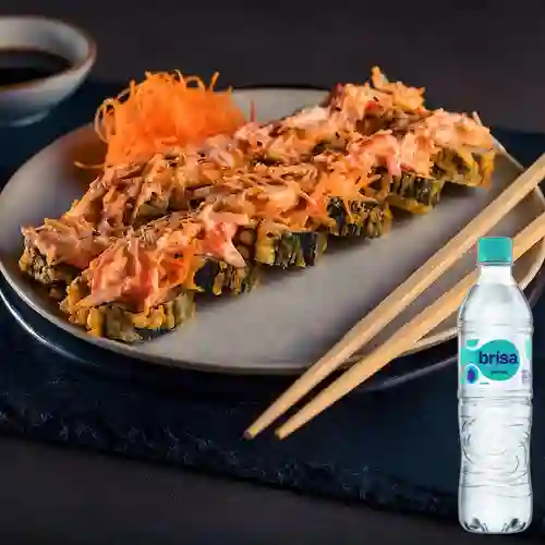Combo Crazy Roll + Brisa Sin Gas 600ML