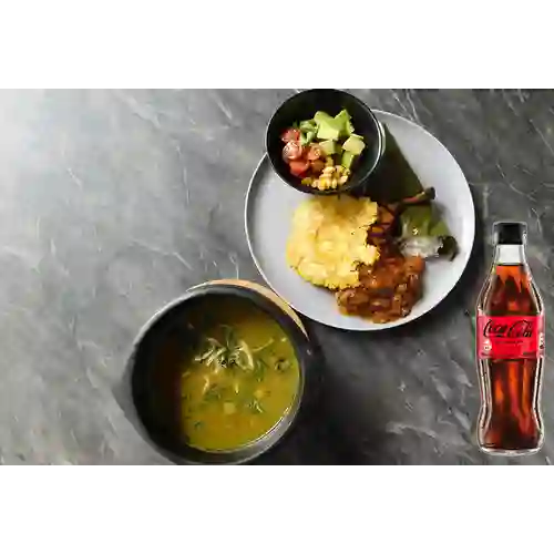 Combo Sancocho Valluno + Coca Cola Sin Azúcar 300ML
