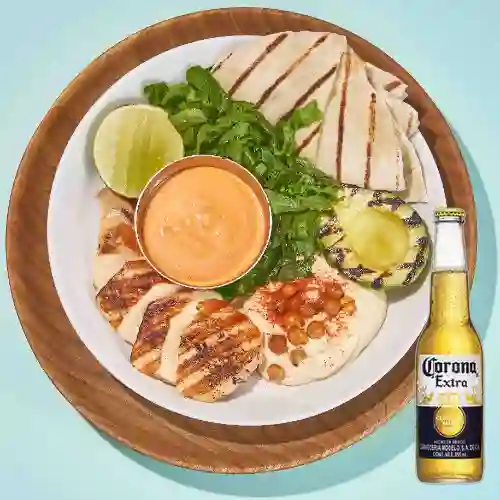 Combo Bowl de Pollo a la Parrilla + Corona Bot. 355ml