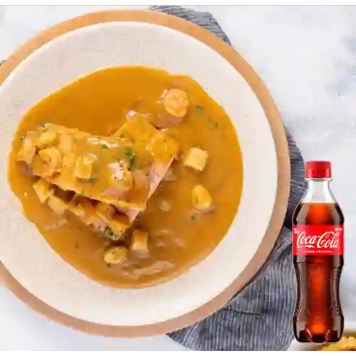 Combo Salmon a la Marinera + Coca Cola Original 400 ml