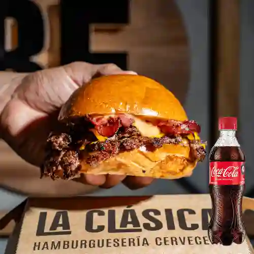 Combo Smash Doble + Coca Cola Original 400 ml