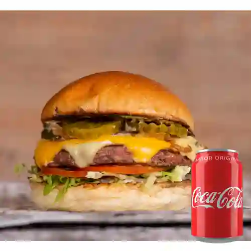 Combo Hamburguesa Origen +Cocacola Orig 330 ml